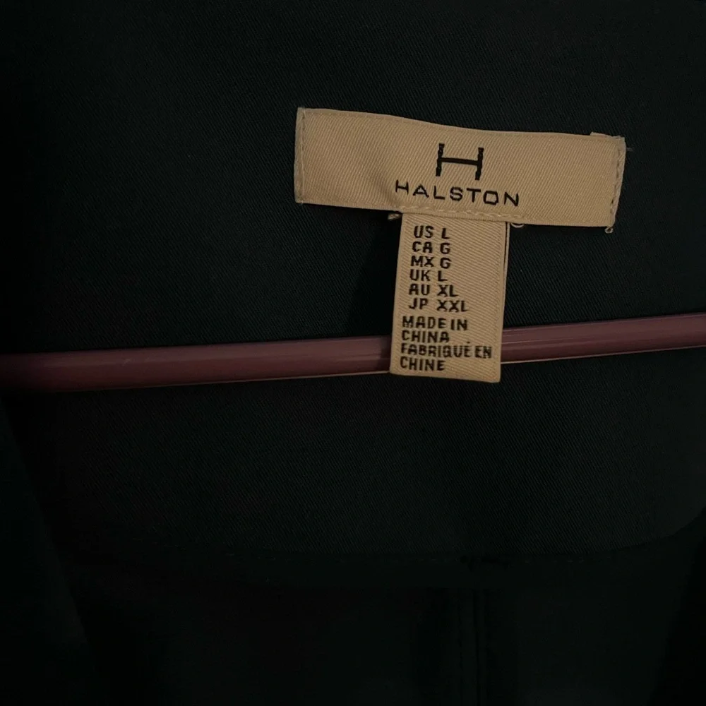 Women's Blue Blazer / Halston large - Picture 5 of 5
